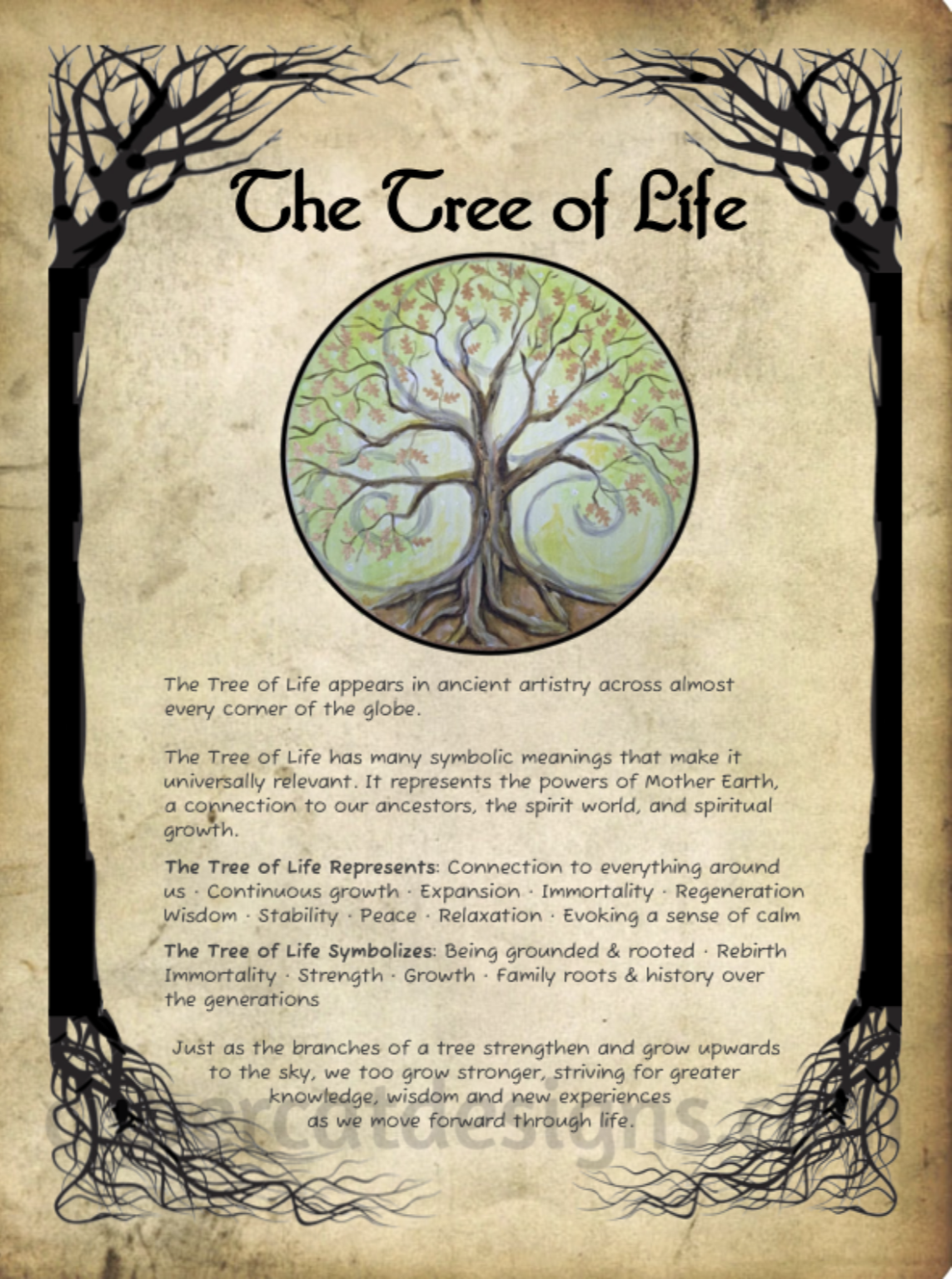 The Tree of Life | Book of Shadows