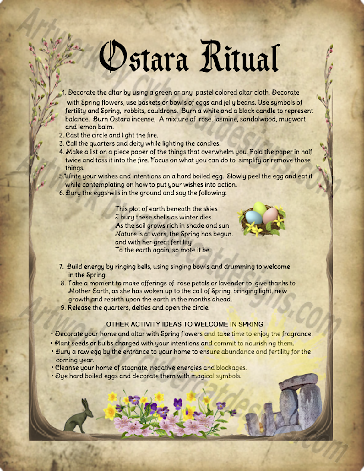Ostara – The Spring Equinox and Ritual | Book of Shadows
